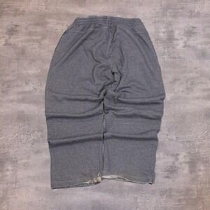 Y2K 2000's 00's Adidas Heather Grey Baggy Relax Fit Wide Charcoal Grey Pant's